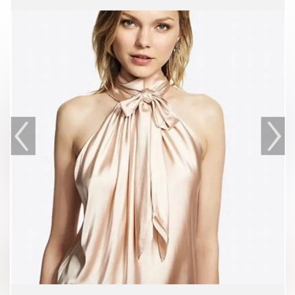 Rammy Brook light Blue Halter Top - Picture 2 of 11